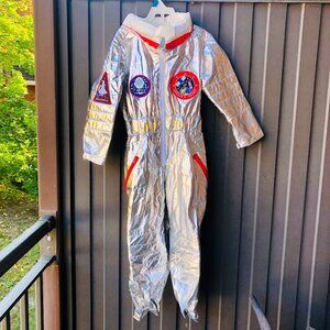 🚀 Kids Silver Astronaut Spacesuit Only Toddler Children 7-8 Years Space Patches